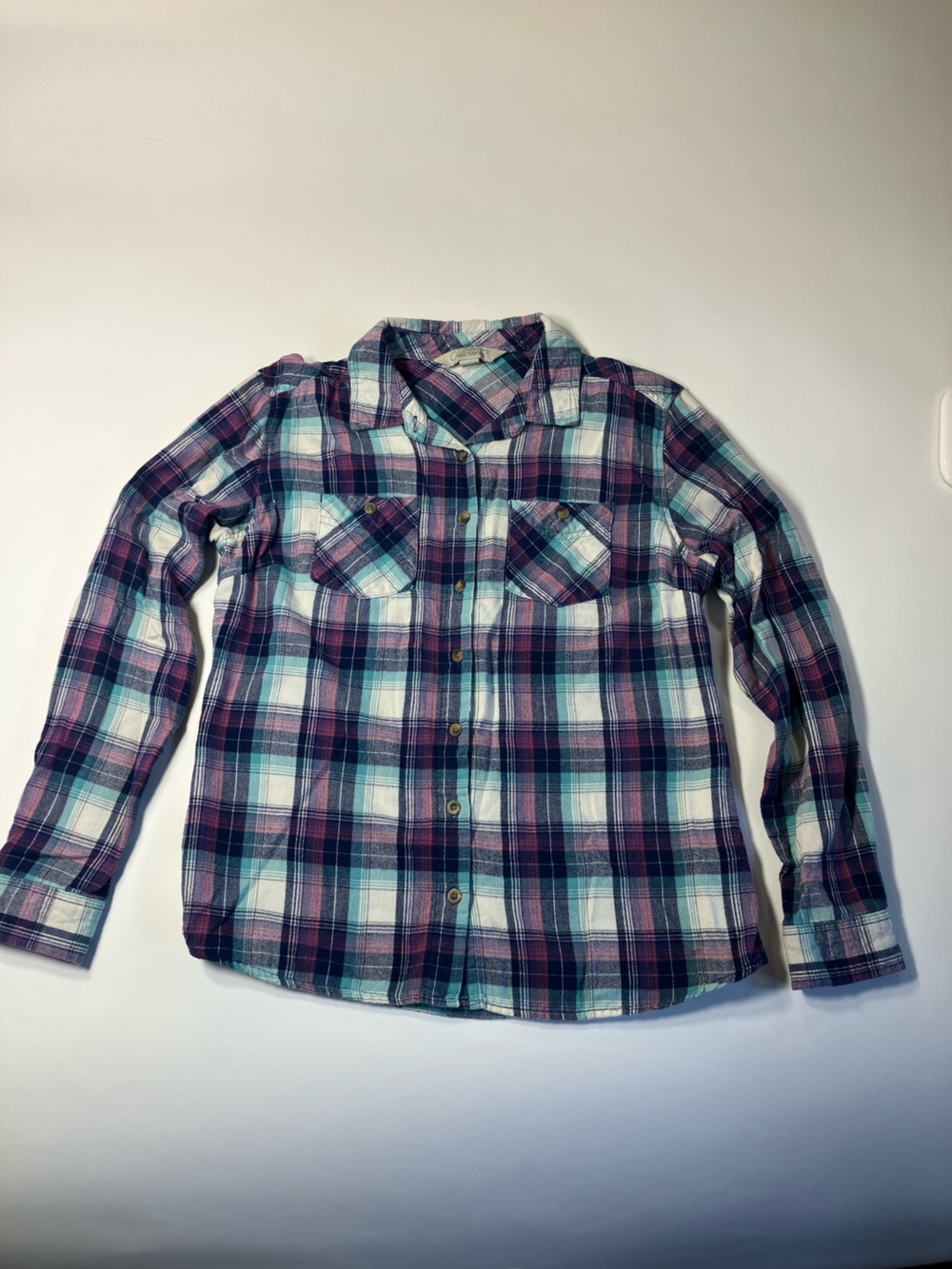 Guide Series Women's Medium Long-sleeve Flannel Button Up